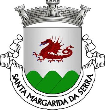 Brasão de Santa Margarida da Serra/Arms (crest) of Santa Margarida da Serra