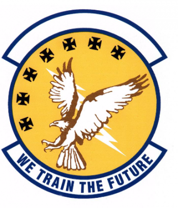 Coat of arms (crest) of the 313th Training Squadron, US Air Force