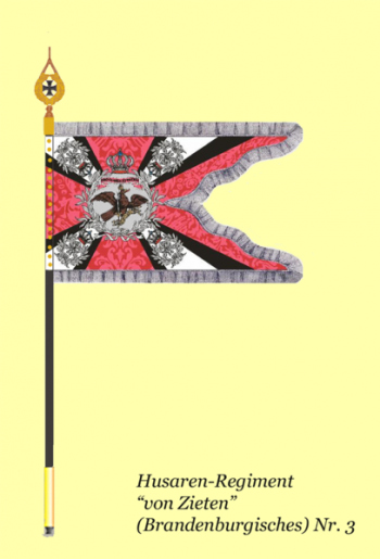 Coat of arms (crest) of Hussar Regiment von Zieten (Brandenburgian) No 3