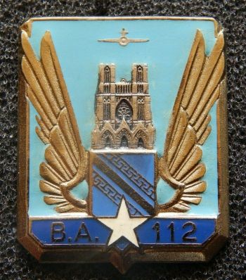 Coat of arms (crest) of the Air Base 112 Reims-Champagne, French Air Force