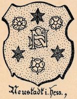 Wappen von Neustadt (Hessen)/Arms of Neustadt (Hessen)