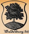 Wappen von Waldenburg in Schlesien/ Arms of Waldenburg in Schlesien