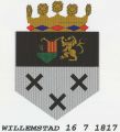 Wapen van Willemstad/Coat of arms (crest) of Willemstad