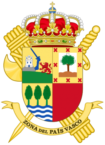 Arms of XI Zone - Basque Lands, Guardia Civil