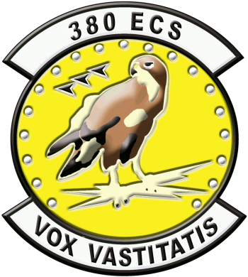 Coat of arms (crest) of the 380th Expeditionary Communications Squadron, US Air Force