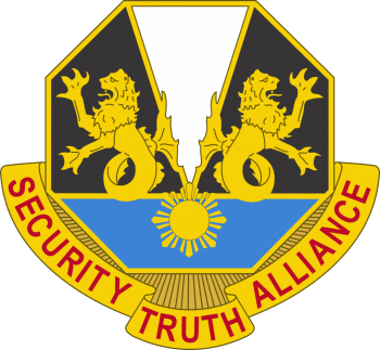 Coat of arms (crest) of 650th Military Intelligence Group, US Army