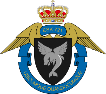 Coat of arms (crest) of the 721st Squadron, Danish Air Force