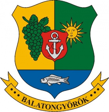 Balatongyörök (címer, arms)