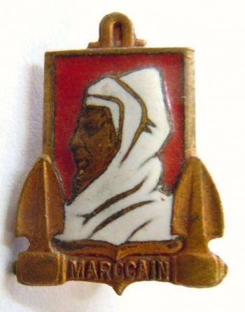 Blason de Escort Le Marocain, French Navy/Arms (crest) of Escort Le Marocain, French Navy