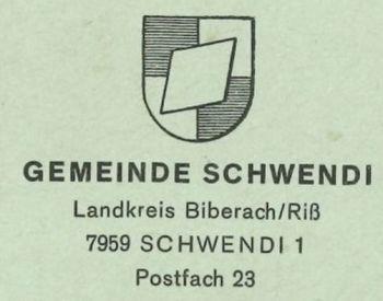 Wappen von Schwendi/Coat of arms (crest) of Schwendi