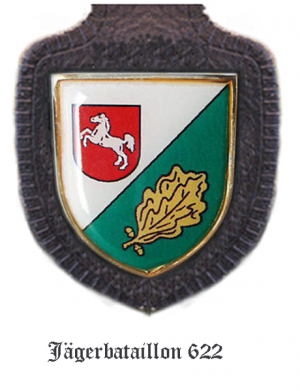Coat of arms (crest) of the Jaeger Battalion 622, German Army