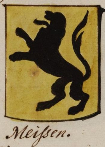 Coat of arms (crest) of Margravate of Meissen