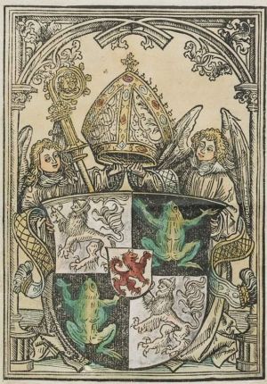 Arms (crest) of Wiguleus Fröschl von Marzoll