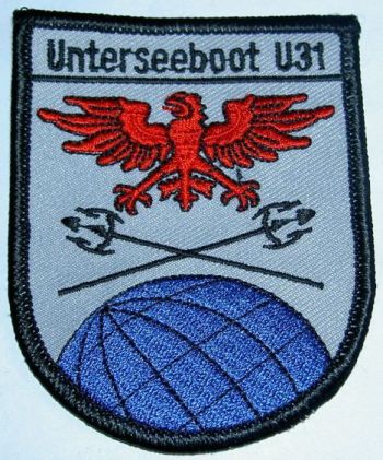 Coat of arms (crest) of the Submarine U-31, German Navy