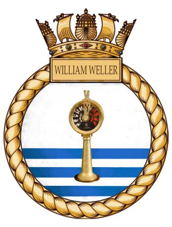Coat of arms (crest) of the Training Ship William Weller, South African Sea Cadets