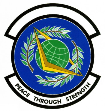 Coat of arms (crest) of the 512th Security Police Squadron, US Air Force