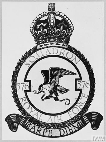 Coat of arms (crest) of the No 576 Squadron, Royal Air Force