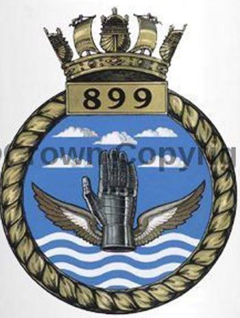 Coat of arms (crest) of the No 899 Squadron, FAA