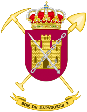 Sapper Battalion X, Spanish Army.png