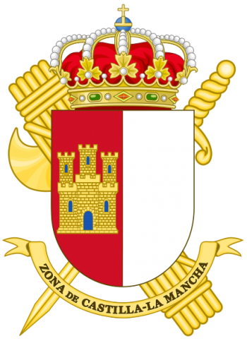 Coat of arms (crest) of II Zone - Castilla-La Mancha, Guardia Civil