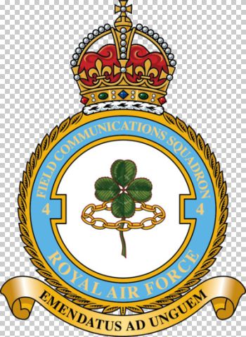 Coat of arms (crest) of the No 4 Field Communications Squadron, Royal Air Force
