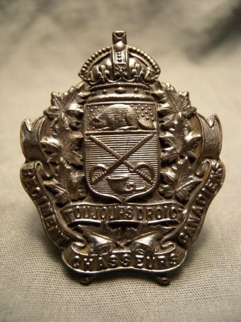 Coat of arms (crest) of the Régiment Chasseurs Canadiens, Canadian Army