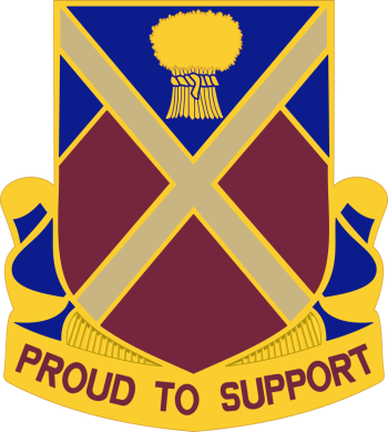 Arms of 10th Support Battalion, US Army
