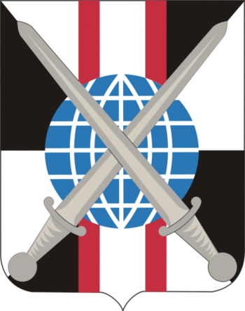 Coat of arms (crest) of 527th Military Intelligence Battalion, US Army