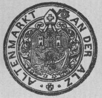 Wappen von Altenmarkt an der Alz/Arms (crest) of Altenmarkt an der Alz