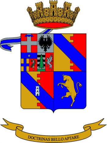 Coat of arms (crest) of the Application School, Italian Army