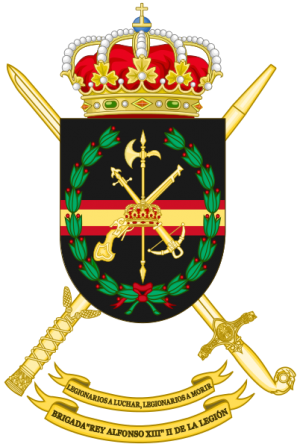 Brigade King Alfonso XIII II of the Legion, Spanish Army.png