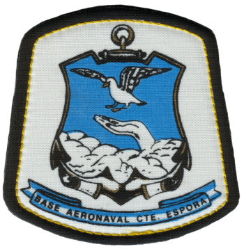 Coat of arms (crest) of the Commandante Espora Naval Air Base, Argentine Navy