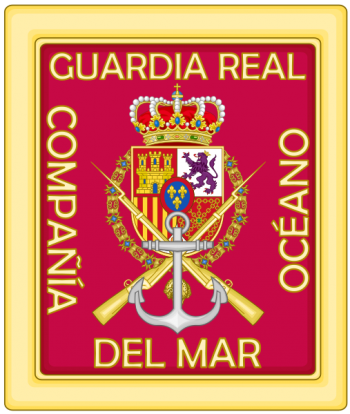 Coat of arms (crest) of Mar Océano Company, Royal Guard, Spain