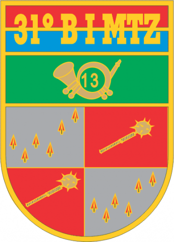 Blason de 31st Motorized Infantry Battalion, Brazilian Army/Arms (crest) of 31st Motorized Infantry Battalion, Brazilian Army