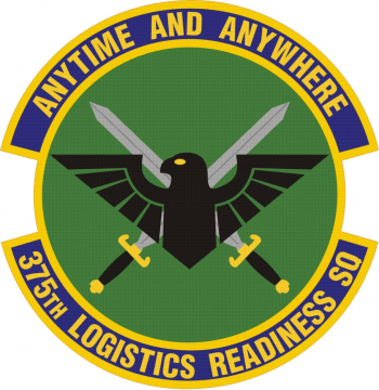 Coat of arms (crest) of the 375th Logistics Readiness Squadron, US Air Force
