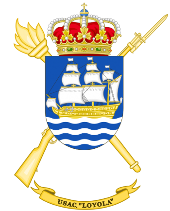 Coat of arms (crest) of the Barrack Services Unit Loyola, Spanish Army