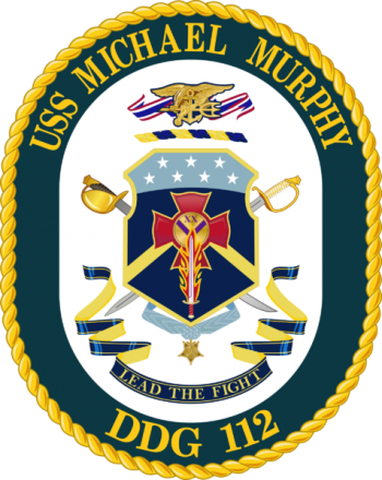 Coat of arms (crest) of the Destroyer USS Michael Murphy (DDG-112)