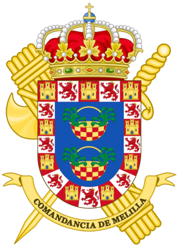 Coat of arms (crest) of Melilla Command, Guardia Civil