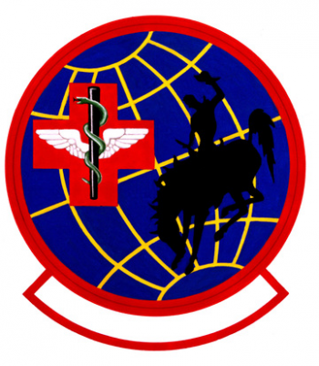 Coat of arms (crest) of the 187th Aeromedical Evacuation Flight, Wyoming Air National Guard