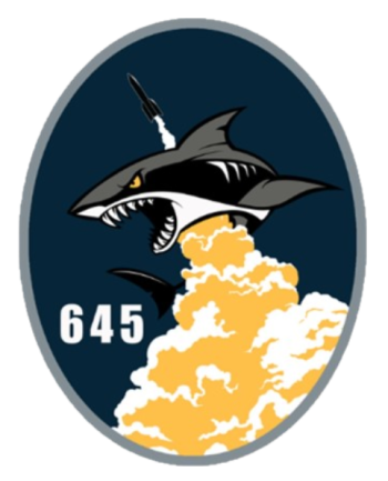 Coat of arms (crest) of the 645th Cyberspace Squadron, US Space Force