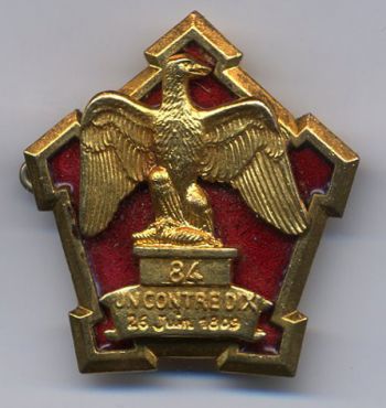 Blason de 84th Infantry Regiment, French Army/Arms (crest) of 84th Infantry Regiment, French Army