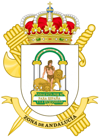 Arms of IV Zona - Andalucia, Guardia Civil