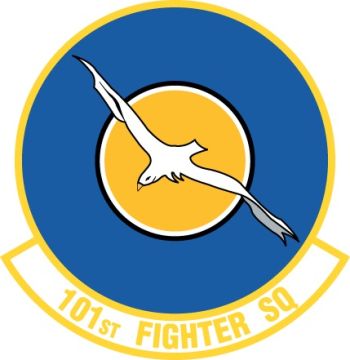 Coat of arms (crest) of the 101st Fighter Squadron, Massachusetts Air National Guard