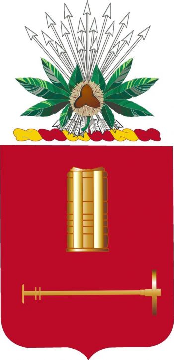 Coat of arms (crest) of the 136th Field Artillery Battalion, Ohio Army National Guard