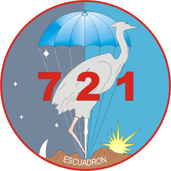 Coat of arms (crest) of the 721st Squadron, Spanish Air Force