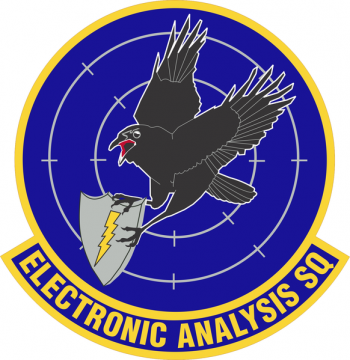 Coat of arms (crest) of the Electronics Analysis Squadron, US Air Force