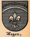 Wappen von Regen/ Arms of Regen