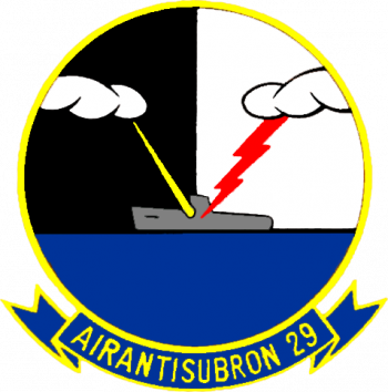 Coat of arms (crest) of the VS-29 Tromboners later Dragonfires, US Navy