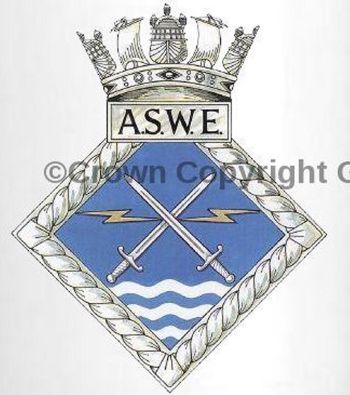 Coat of arms (crest) of the Admiralty Surface Weapons Establishment (ASWE), Royal Navy