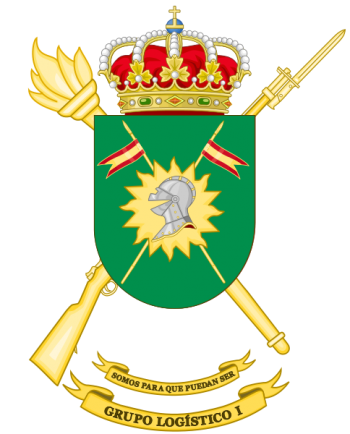 Coat of arms (crest) of the Logistics Group I, Spanish Army